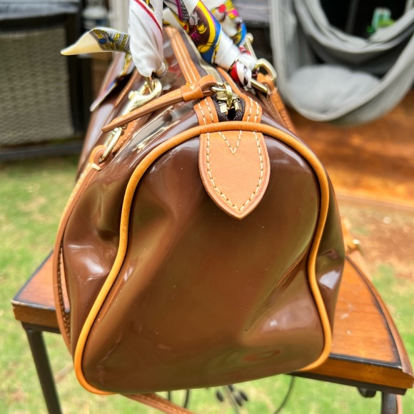 Dooney & Bourke Satchel Handbag Patent Leather - Picture 4 of 12